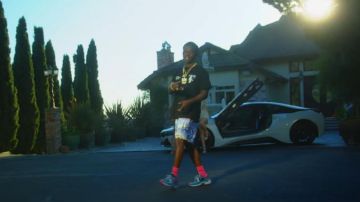 Chanel Plain Toe Lace-up Blend­ed Fab­rics Plain sneakers worn by Jack Boy in 1K (Official Music Video)