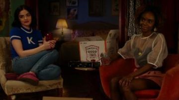 Orange Slip­pers worn by Katy Keene (Lucy Hale) in Katy Keene Season 1 Episode 13