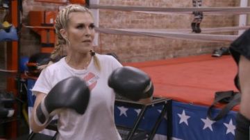 Heart Print White T-Shirt worn by Tinsley Mortimer in The Real Housewives of New York City Season 12 Episode 7