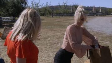 Rose Tricot Crop Top porté par Tinsley Mortimer dans Le Real Housewives of New York City la Saison 12 Épisode 7