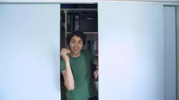 The green t-shirt worn by Thomas Gauthier in the video OF the NEWS!