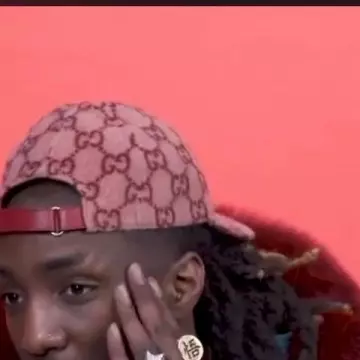 The cap Gucci worn by kodes7binks on his account Instagram @kodes7binks 