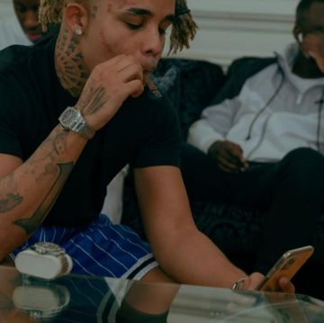 Le short NBA des Orlando Magic porté par Zola sur son compte Instagram @binkszola 