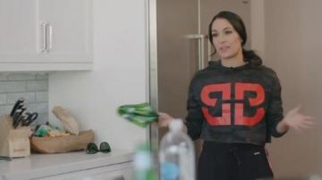 Black Wide Leg Pants worn by Brie Bella in Total Bellas Season 5 Episode 7