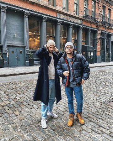 Les bottes Timberland portées par Math sur son compte Instagram @math_uwg