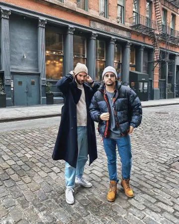 Les bottes Timberland portées par Math sur son compte Instagram @math_uwg