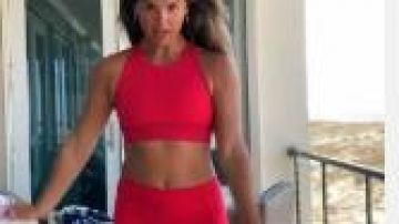 Red SHorts worn by Hannah Brown in The Bachelorette