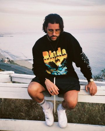 El par de Nike Air Force 1 '07 que llevaba Charles en su cuenta de Instagram @charles_uwg