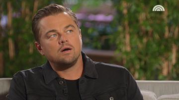 The jacket worn by Leonardo DiCaprio during an interview for Once Upon A Time In Hollywood in the show Today