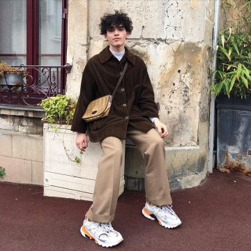 El par de Balenciaga Track de Yungbenjv en su cuenta de Instagram @yungbenjv_