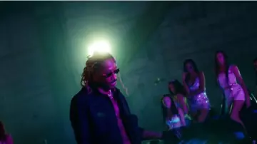 Louis Vuitton Black Util­i­ty Jack­et worn by Future in Hard To Choose One (Official Music Video)