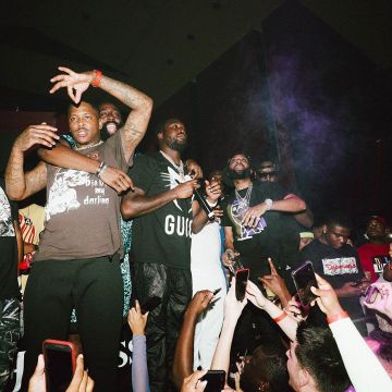 Gucci Manifeste Surdimensionné T-shirt porté par Meek Mill sur son Instagram account @meekmill