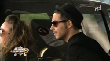 Las gafas de sol Ray-Ban Wayfarer de alban bartoli en Los ángeles del reality SHOW 5