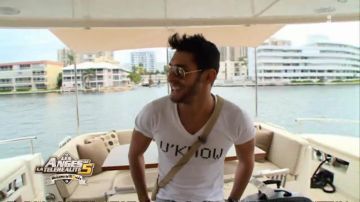 Gafas de sol Ray-Nan Gold Aviator de Samir Benzema en Angels of Reality TV 5