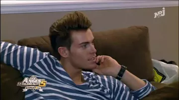 The t-shirt marinière long sleeve Geoffrey Crousillat in The Angels of reality tv 5