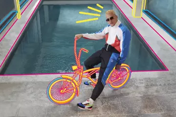 La veste de survêtement Puma portée par PLK sur le compte Instagram de @wearap.fr