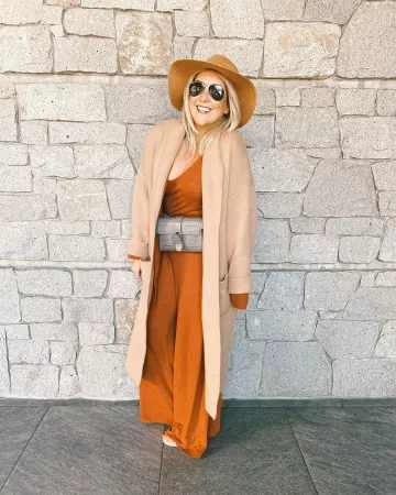 Pocket Knit Cardigan de Kat Ensign en la cuenta de Instagram @katwalksf