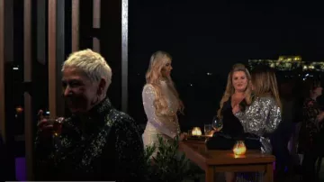 In The Style x Fashion Influx Mini Vestido de lentejuelas usado por Christine Martin en The Real Housewives of Cheshire Temporada 11