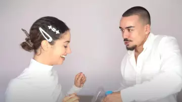 The favourite hair leopard Léna Mahfouf in the video I OFFER GIFTS TO MY FRIENDS #2 || Lena Situations