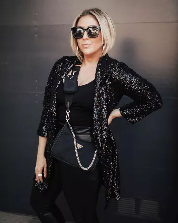 Topshop Leather Skinny Leggings de Kat Ensign en la cuenta de Instagram @katwalksf