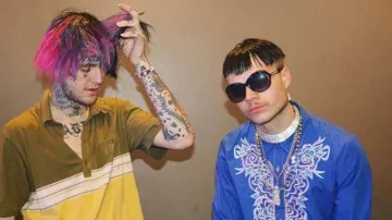 Yellow and Brown Polo Shirt worn by Lil Peep in Coke Nails video