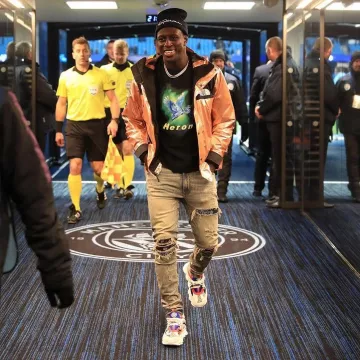 La chaqueta Supreme x The North Face usada por Benjamin Mendy en su cuenta de Instagram @benmendy23