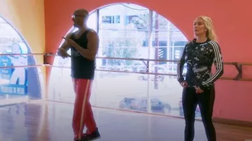 Adidas Graphic Print Top worn by  Erika Jayne  in The Real Housewives of Beverly Hills Season 10 Episode 6