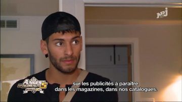Gorra negra de Samir Benzema con cierre de presión en Angels of Reality TV 5