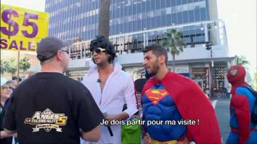 Le déguisement Elvis Presley de Benjamin Machet dans Les Anges de la télé-réalité 5
