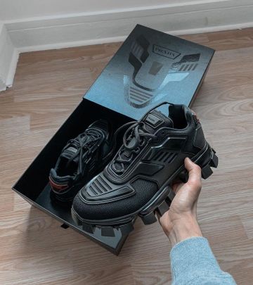 Las zapatillas de punto Prada Cloudbust Thunder de Johan Papz en su cuenta de Instagram @johanpapz