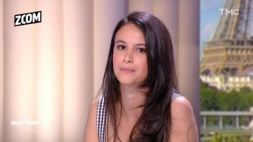 Le top imprimé vichy de Lilia Hassaine dans Quotidien