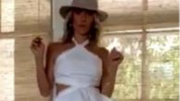 Top Halter blanco usado por Kristin Cavallari en Very Cavallari