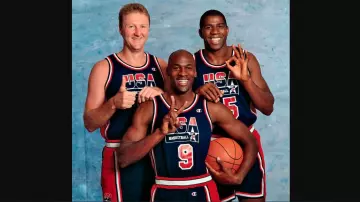 Champion 1992 USA Dream Team Jersey No 9 worn by Michael Jordan in The Last Dance