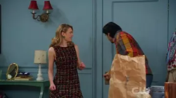 Tweed Mi­ni Dress worn by Atropos (Joanna Vanderham) in DC's Legends of Tomorrow Season 5 Episode 14