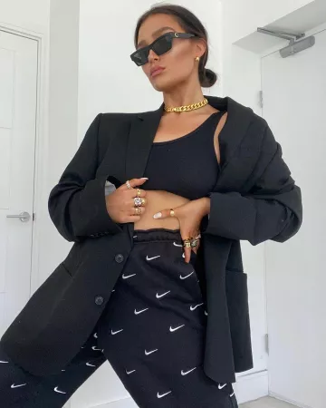 Parfait Blazer de Alicia Roddy sur l'Instagram account @lissyroddyy