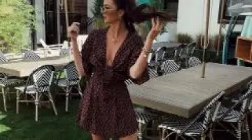 Robe à fleurs portées par Jennifer Saviano dans Le Bachelor Saison de 24