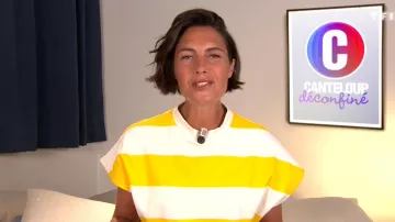 Top a rayas amarillas de Alessandra Sublet en C'est Canteloup