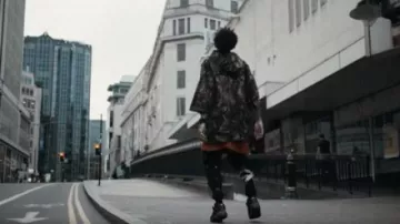 The hoody camouflage worn by Scarlxrd in her music video Heart Attack