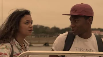 Vans Overtime Strapback Hat worn by Pope (Jonathan Daviss) in Outer Banks (Season 1 Episode 6)