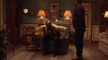 Botte imperméable portés par le Plateau de Barker (Tracy Morgan) dans Le Dernier O. G. Saison 3 Épisode 8