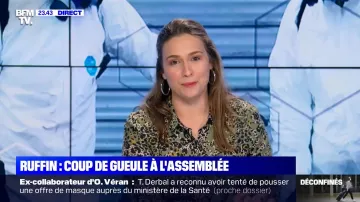 El vestido estampado usado por Jeanne Daudet en BFMTV