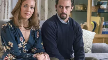 Le pantalon vert porté par Jack Pearson (Milo Ventimiglia) dans This Is Us (S02E08)