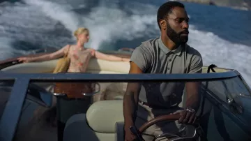 Golf Polo Shirt worn by John David Washington as seen in Tenet