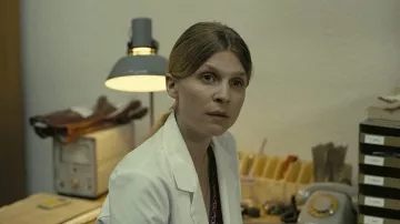 Lab Coat Jacket worn by Clémence Poésy as seen in Tenet