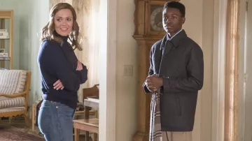 Le pantalon beige porté par Randall (Niles Fitch) dans This Is Us (S02E09)