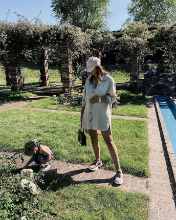 La gorra New Era de los Dodgers de Los Ángeles usada por Julia Flabat en su cuenta de Instagram @julia.flabat