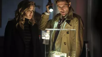 Striped Sweater worn by Sara Lance (Caity Lotz) as seen in DC's Legends of Tomorrow (Season 5 Episode 15)