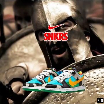 Les sneakers Nike SB Dunk Low Ben & Jerrys Chunky Dunky sur le compte Instagram de @supreme_leaks_news