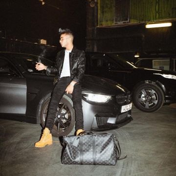 Boots Timberland worn by Capo Plaza on his account Instagram @capoplaza