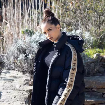 The down jacket Gucci worn by Manon Tanti on his account Instagram @manontanti 